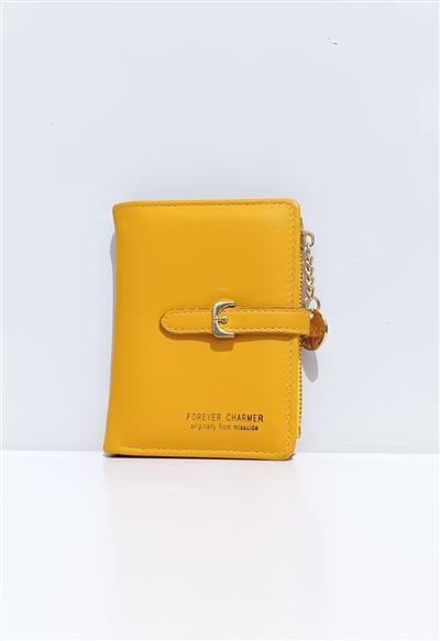 Mustard coloured pocket purse